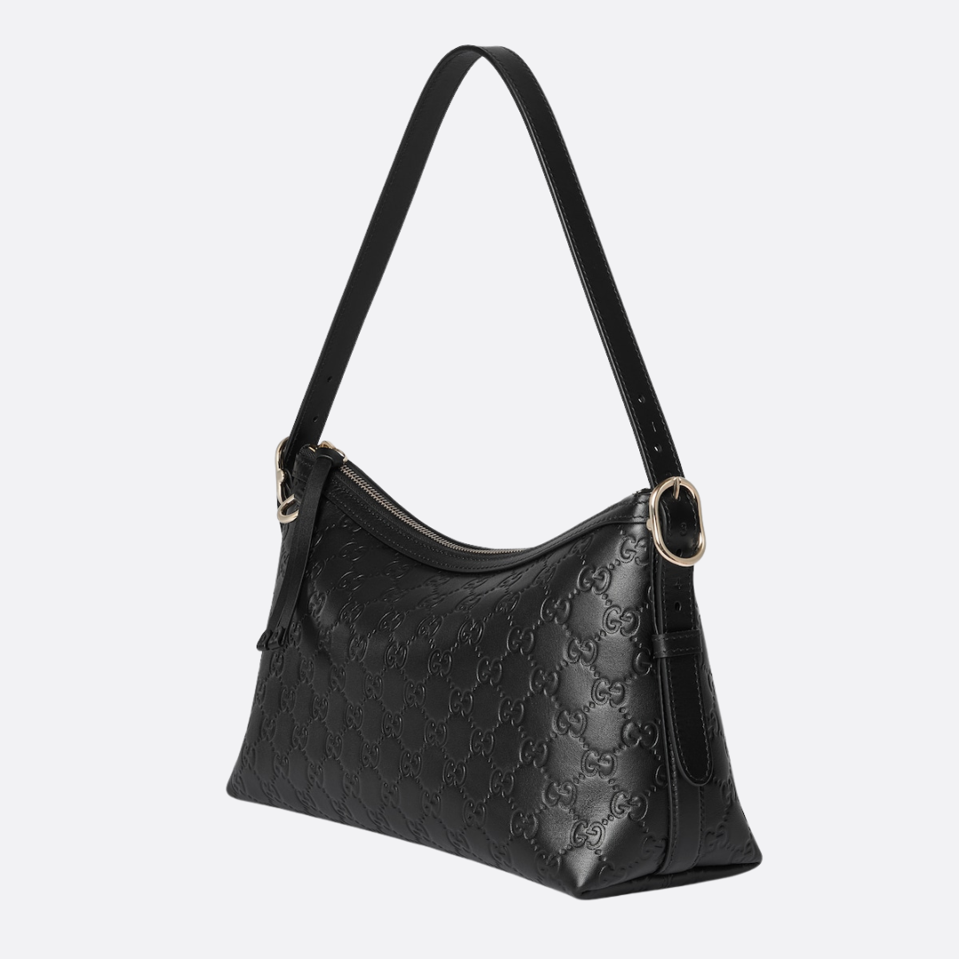 MEDIUM GG EMBLEM SHOULDER BAG GUCCI