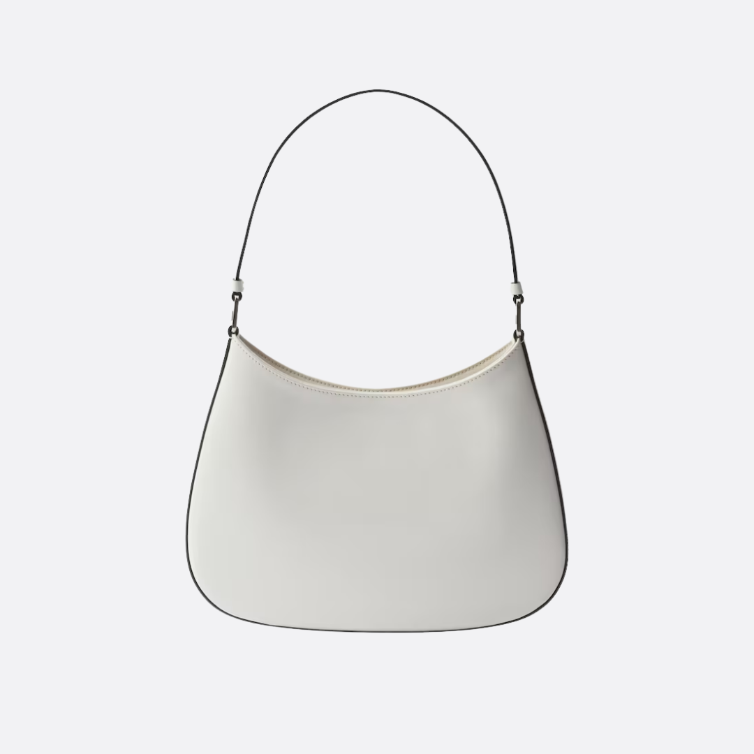 PRADA CLEO SHOULDER BAG IN BRUSHED LEATHER