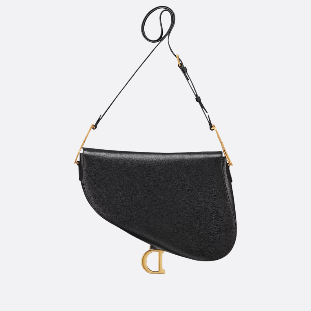LARGE SOFT SADDLE BAG WITH STRAP BY DIOR