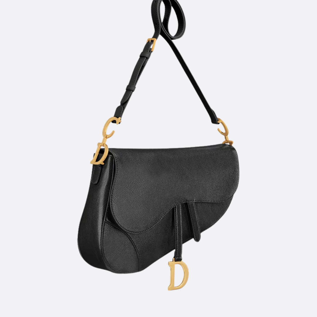 LARGE SOFT SADDLE BAG WITH STRAP BY DIOR