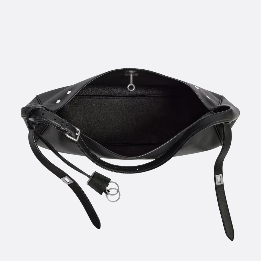 BEL AIR MEDIUM SHOULDER BAG FOR HER IN BLACK – BALENCIAGA