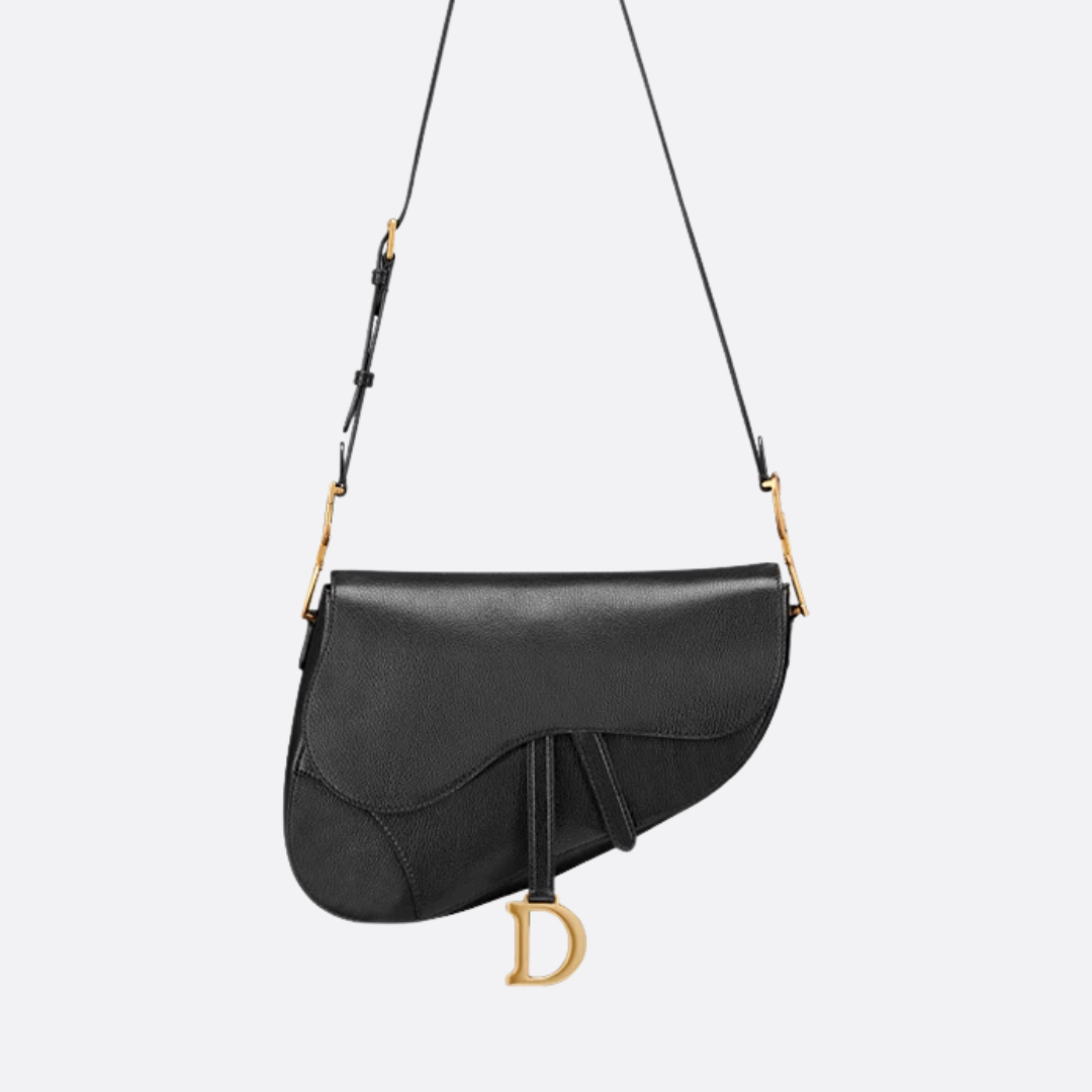 LARGE SOFT SADDLE BAG WITH STRAP BY DIOR