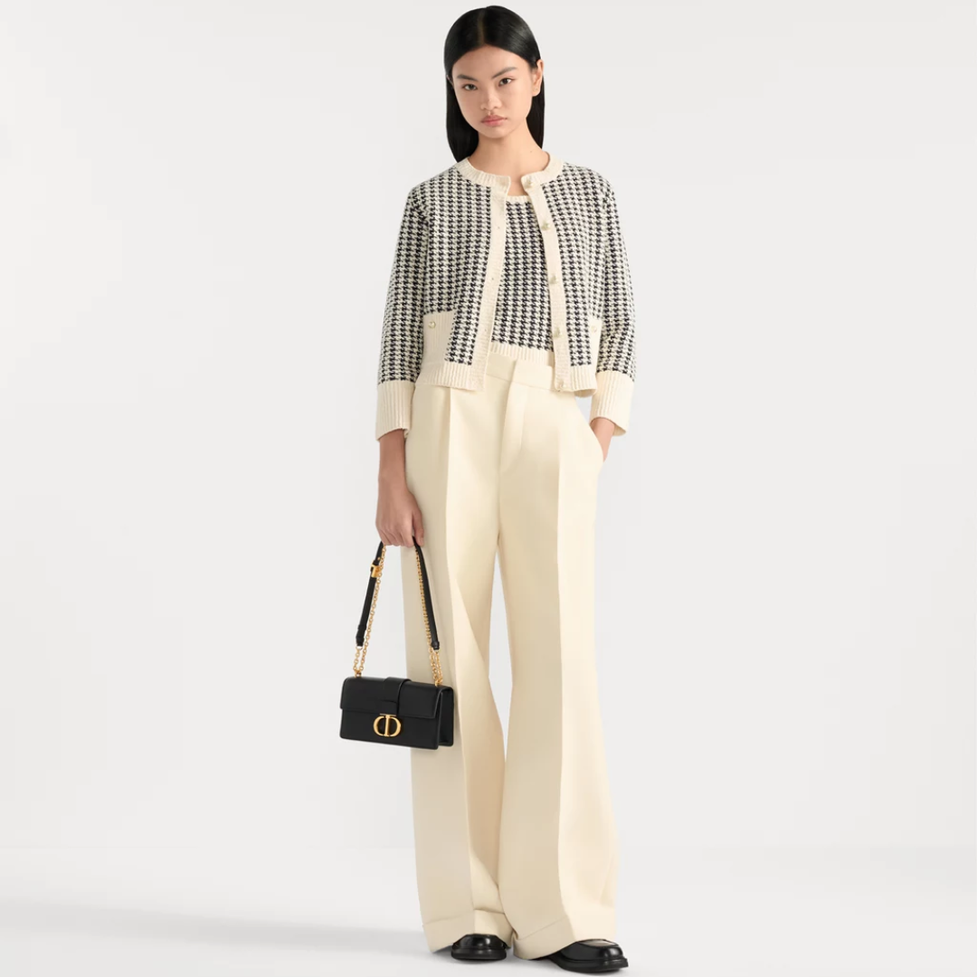 DIOR 30 MONTAIGNE EAST-WEST BAG WITH CHAIN