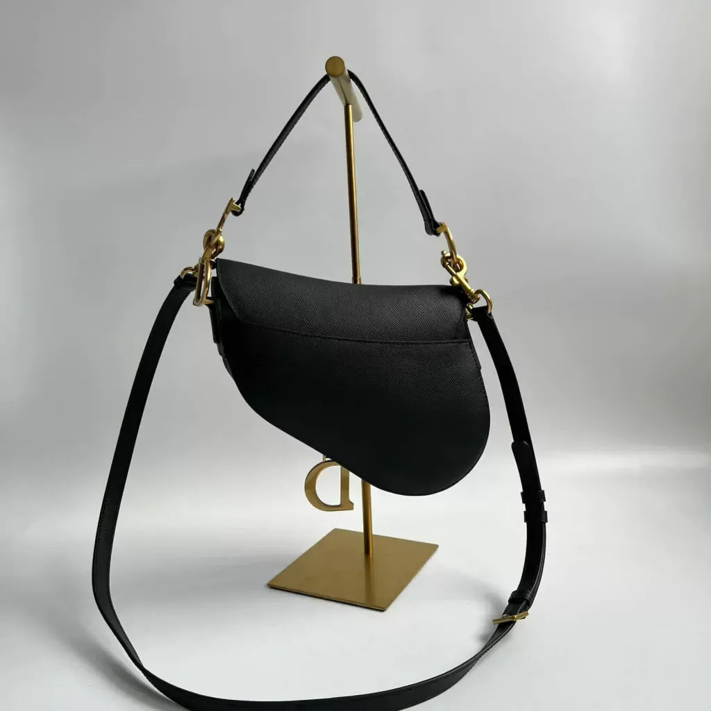 LARGE SOFT SADDLE BAG WITH STRAP BY DIOR