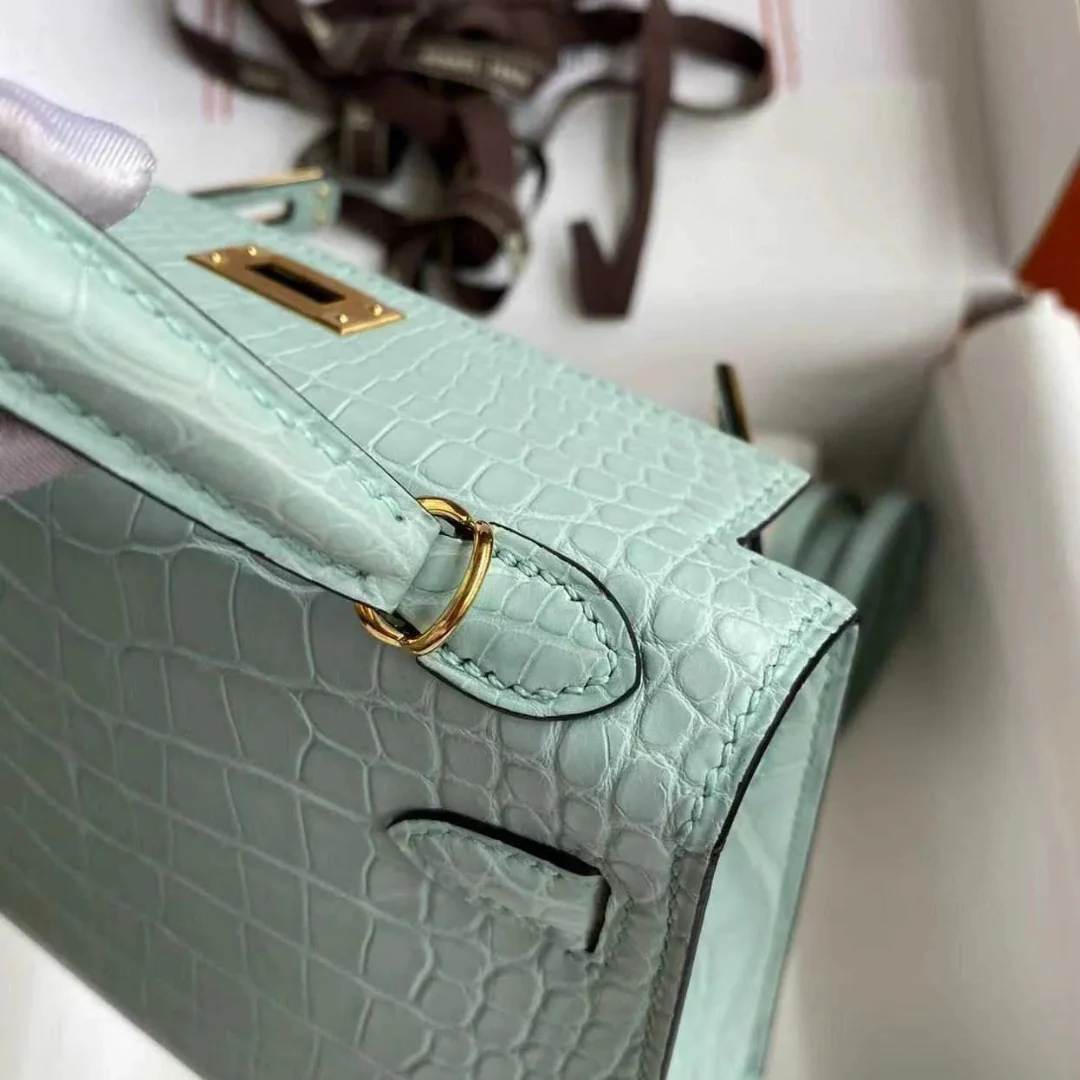 HERMÈS KELLY 28 VERT D’EAU ALLIGATOR – LIMITED EDITION